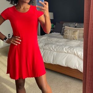 Red Skater Dress